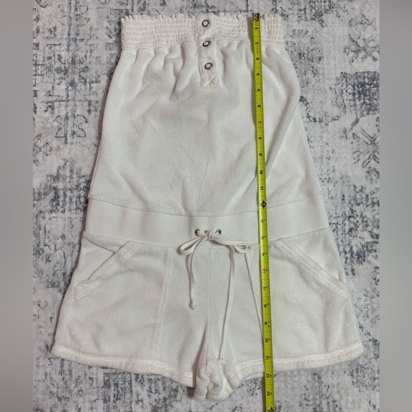 VTG Juicy Couture Terry Cloth Strapless Romper with Button Detail - XS - Picture 3 of 8